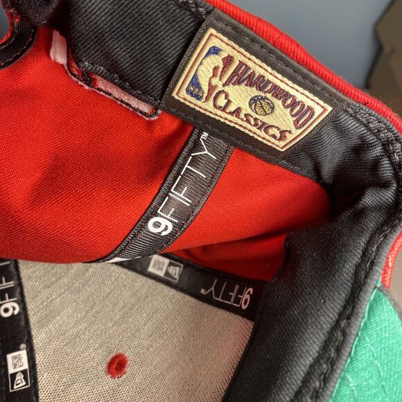 New Era Miami Heat  9FIFTY Snapback Adjustable Hat New  Hardwood Classics - Picture 9 of 9